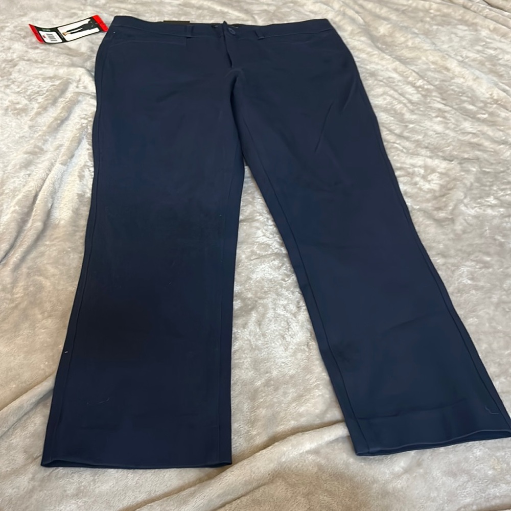 NWT banana republic slim straight cropped pant in navy